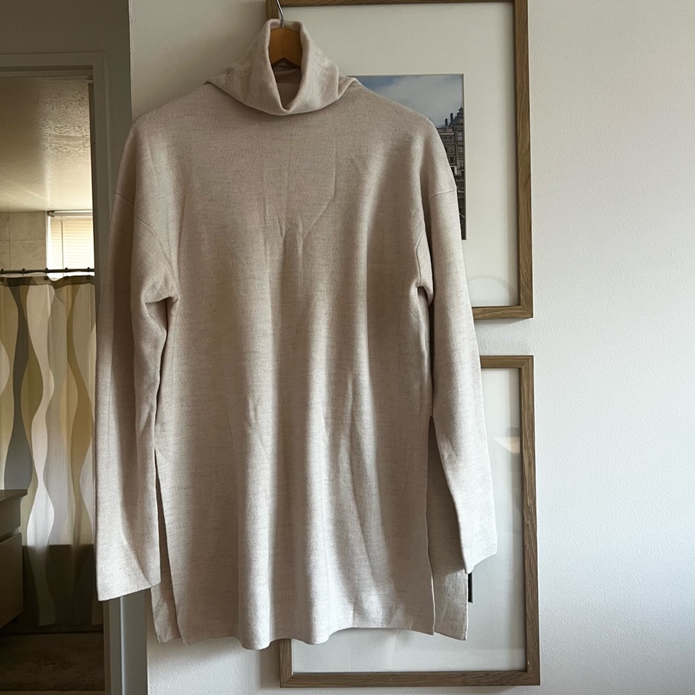 Tibi | Fine gauge merino turtle neck